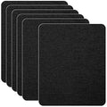 Azobur Coarse Linen Repair Patches, 6 Piece Self-Adhesive Linen Fabric Patches, Multi Color, Can be Used for Linen Sofa Repair and Linen Clothes Repair, Quick Fix Sofa.(Black) - color: Linen - Black