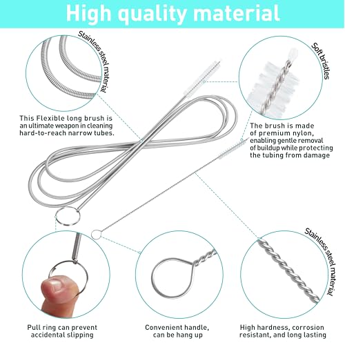 Flexible Drain Brush & Straw Brush Cleaning Set
