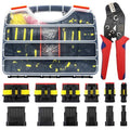64 Kit 1/2/3/4/5/6 Pin Automotive Waterproof Wire Connector with Crimper - color: 1-6pin/64kit With Crimper