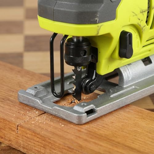 5 Pcs T344D Long Jigsaw Blade, 6 Inch T Shank Jigsaw Blades Jig Saw Blade Set for Quick Cutting Wood Hardwood Metal Plywood Black