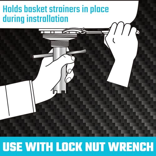 DURATECH Long Reach Basket Strainer Wrench, 1/2" & 3/8 "