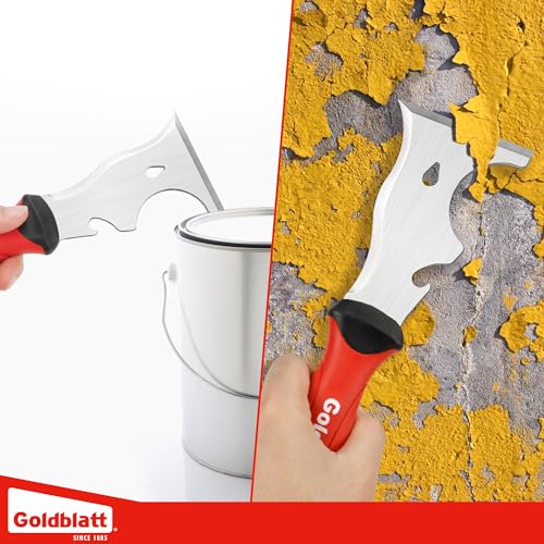 Goldblatt 9-in-1 Paint Scraper Tool, Stainless Steel Putty Knife Scraper