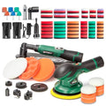 BATOCA S3 Cordless Car Polisher & S6 Mini RO/DA Buffer, Combo Kit, 2-in-1 - size: S3+S6 Combo kit with 2 batteries