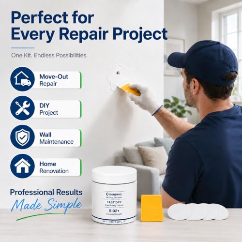 Drywall Repair Kit, 5.29 Fl Oz Ready-to-Use Wall Repair Paste