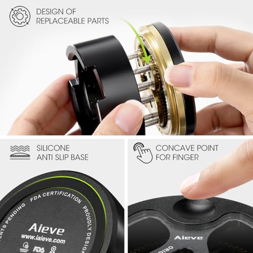 Aieve 54mm Spirographic WDT Tool Espresso, Metal Espresso Distribution Tool - color: Gold-Black