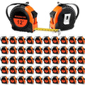 Copkim 50 Pieces 12 Ft Tape Measure Retractable Bulk,Orange - color: Orange