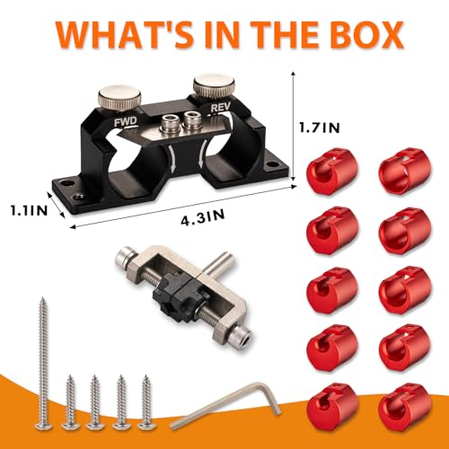Double Cutting Dowel Maker Jig Kit Electric Drill Carbide Inserts Stable wooden Dowel Cutter tool Dowel Plate (Metric 9 different diameters) - size: Metric