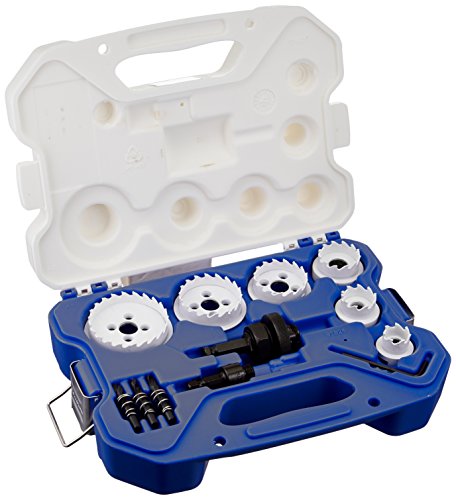 Irwin Tools LENOX Tools Hole Saw Kit for Electricians, Carbide, 15-Piece (30878500CHC)