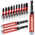 Geinxurn 3 PCS Drive Guide with Self Retracting Sleeve(3.5”) and 10 Pcs Screwdriver Bit, Magnetic Drill Bit Tip Holder for Prevent Screws Shaking When Driving - style: GSLB0080-013