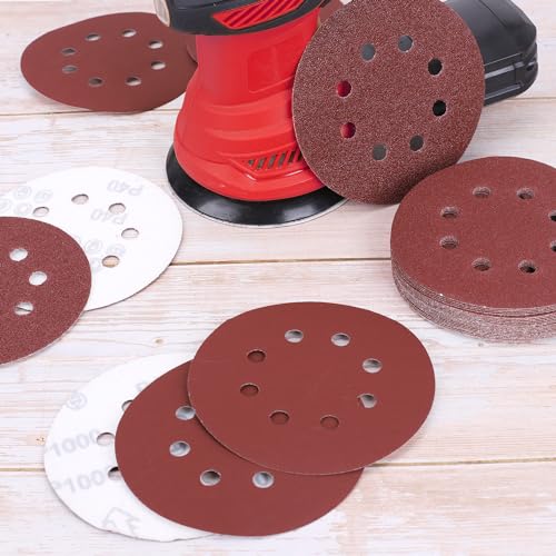 FASTPRO 200-Piece 5-Inch Sanding Discs Sandpapers