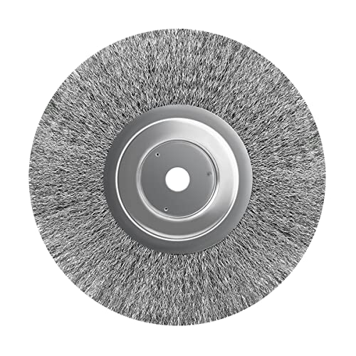 5Pcs 3 Inch Stainless Steel Wire Crimped Wheel Brush with 1/4" Bore for Angle Grinder Derusting Cleaning and Surface Polishing - size: 3"75mm 5Pcs
