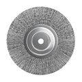 5Pcs 3 Inch Stainless Steel Wire Crimped Wheel Brush with 1/4" Bore for Angle Grinder Derusting Cleaning and Surface Polishing - size: 3"75mm 5Pcs