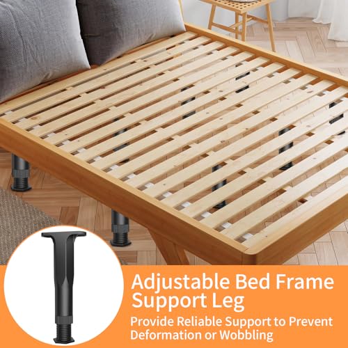 Jonkehai 8PCS Adjustable Bed Support Legs Frame Support Legs for King Queen Bed Slats, Heavy Duty Frame, Sofa, Dresser, Chair, Table, Cabinet and Wooden Furniture 8.3"-14.5" - size: 8pcs (8.3"-14.5")