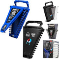 2-Piece Magnetic Wrench Organizer, 24-Slot Wrenches Holder Set with Lock Cover Metric 6–18mm & SAE 1/4-3/4", Wrench Rack Tool Trays with Carrying Handle for Wall Mount Toolbox Drawer Storage - style: 24-Slot Locking Cover / 2-Pack