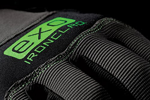 Ironclad EXO Pro Water Resistant; Work Gloves, (1 Pair), EXO2-MWR-05-XL, Black/Grey - size: X-Large (Pack of 2)