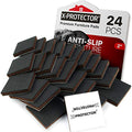 X-PROTECTOR Non Slip Furniture Pads – 24 pcs Premium Furniture Grippers 2"! - size: 24 Square 2"