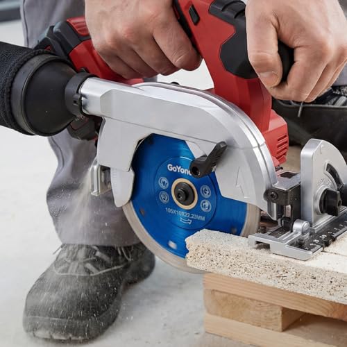 GoYonder 3 Pack 4 Inch Super Thin Diamond Saw Blade for Cutting Porcelain Tiles,Granite Marble Ceramics (4") - size: 4"-Blue-3 PCS