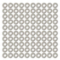 100Pcs 304 Stainless Steel Flat Washers for M8 Bolt (1/4" ID x 1" OD)