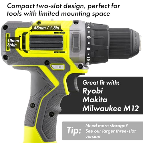 Simon Tools Magnetic Bit Holder for Impact Drivers and Drills - Super Strong Adhesive - Drill Accessory That Fits Most drills: Dewalt, Makita, Klein, Bosch and Milwaukee Bit Holder - size: NEW! Compact version