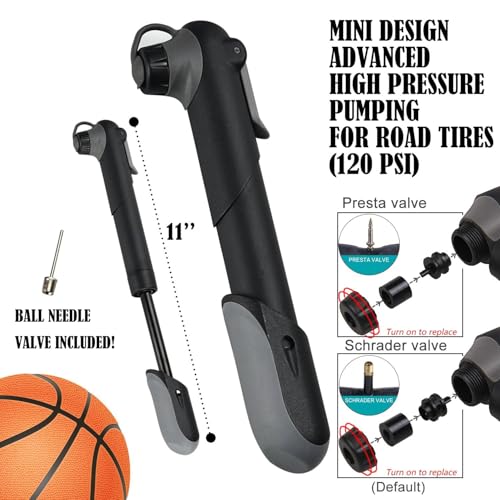 DAWAY Bike Repair Tool Kits - Bicycle Repair Bag & 120 PSI Bike Pump or Saddle Bag Set, with 16 in 1 Bicycle Multitool, Bike Tire Levers Wrench, Portable Patches Fixes - Practical Cycling Accessories - style: bike tool kits with frame bag