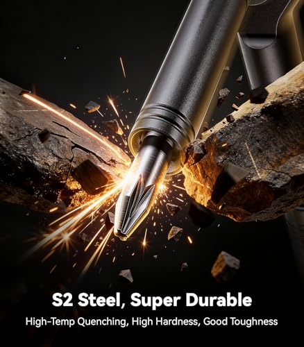 Wesdut 32in1 T Handle Magnetic Ratchet Screwdriver Set, [Freely Combine 5+ Grip Styles] Screw driver, Ratcheting Allen Wrenches Sets, Repair Tool Kit for Computer, Bicycles, Furniture, Electronics