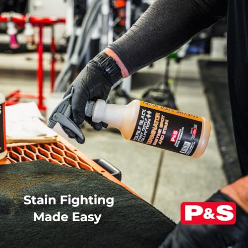 P & S PROFESSIONAL DETAIL PRODUCTS Terminator Enzyme Spot & Stain Remover – Professional Upholstery & Carpet Cleaner, Eliminates Grease, Dirt, Protein-Based Stains, Fresh Scent - 16 Oz. - size: 16 Fl Oz (Pack of 1)