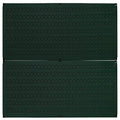 Wall Control Pegboard Rack Horizontal Metal Pegboard Garage Tool Storage Pack - Two 32-Inch Wide x 16-Inch Tall Easy To Install Peg Boards (Green) - color: Green