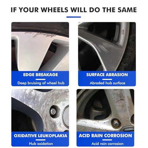 Mirror Silver Rim Touch Up Paint, Rim Repair Kit Curb Rash - color: Mirror Silver