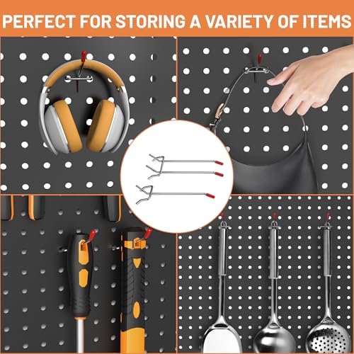 Ultrawall Pegboard Hooks Set, Peg Board Organizer Accessories with Bins