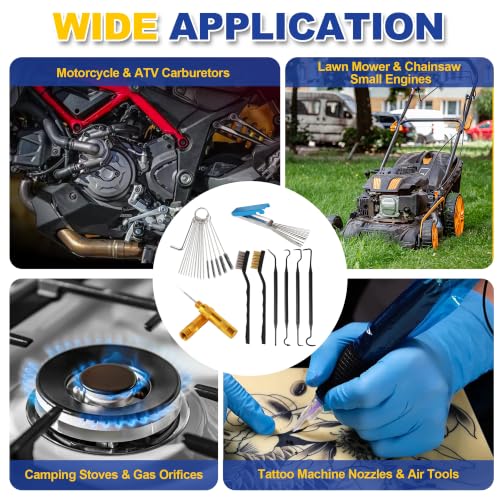 Carburetor & Torch Tip Cleaner for Motorcycle, Lawnmower, ATV, Small Engine