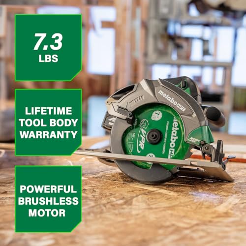 Metabo HPT 18V MultiVolt 7-1/4 In Cordless Circular Saw, C1807DAQ4
