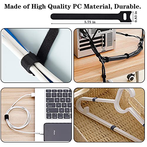 N NOROCME 192 PCS Cable Management Kit 4 Wire Organizer Sleeve