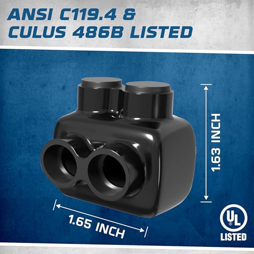 OHLECTRIC 2 Port Insulated Multi Tap Connector 2-14 AWG 1-Pack Lug