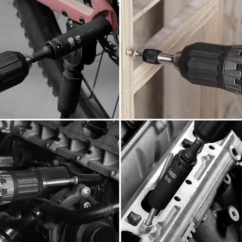 SK 5-Piece Impact Socket Adapter Set with Magnetic Drill Bit Holder