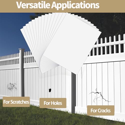 20 Pieces Vinyl Siding Repair Kit, White