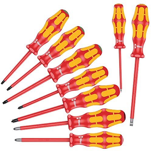 Wera 05133355001 160 I/162 I/167 I/9 SCREWDRIVER SET KRAFTFORM PLUS SERIES 100 9 PIECES