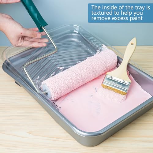 Mister Rui Paint Tray with Liners 9 Inch 11 Pieces Tray Set