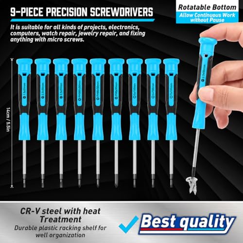 Amartisan 86-Piece Magnetic Screwdrivers Set with Case - style: 86-Piece Screwdrivers Set (Blue)