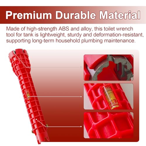 14 in 1 Multifunctional Wrench Faucet Sink Installer Tool, for Repairs Toilet, Sink, Bathroom, Kitchen Plumbing Installation