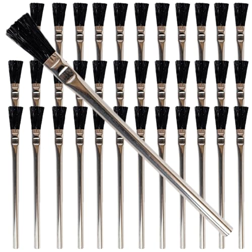Pro Grade Acid Brushes, 3/8 Inch Flux Brush for Glue & Grease, 36 Count
