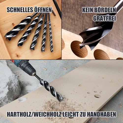 1" x 24" Auger Drill Bit for Soft and Hard Wood,Hex Shank - size: 1 in, style: 24"