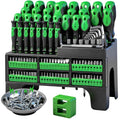 118-Piece Magnetic Screwdriver Set with Plastic Racking, Precision Screwdrivers, Magnetizer, Demagnetizer, Nut Drivers, Ratchet Handles, Allen Keys, Sockets & More - DIY Tools & Gift for Men - style: Durable