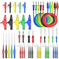 Goupchn Back Probe Kit 44PCS Banana Plug to Copper Alligator Clips - style: 44PCS