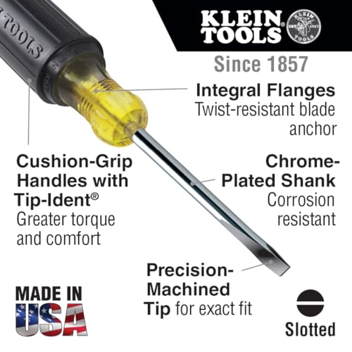 Klein Tools 80006 Trim-Out Tool Kit, Made in USA, with Klein Hand Tools and a 4-Pocket Leather Pouch, 6-Piece - style: Trim-Out Kit