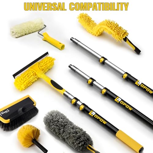 1.5-3FT Paint Roller Extension Pole, Sturdy Multi-Purpose Extendable Pole - size: 3 Feet