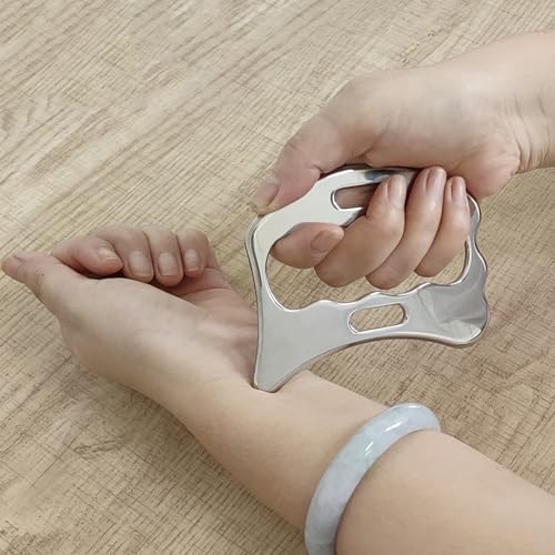 BYYDDIY SD 2 in 1 304Stainless Steel GuaSha Muscle Scraper Tools Set,Scar Tissue Tool,Physical Therapy Tools,Muscle Scraping Tool,Massage Scraper,IASTM Tools,Soft Tissue Massage Tool (SD2)