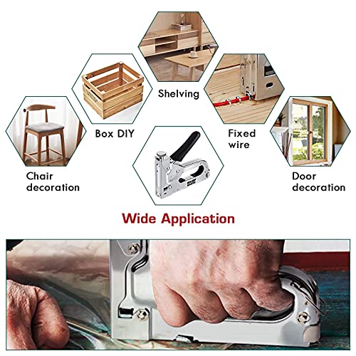 NEU MASTER Staple Gun with Staple Remover, Upholstery Staple Gun for Wood - style: 3 in 1 Staple Gun