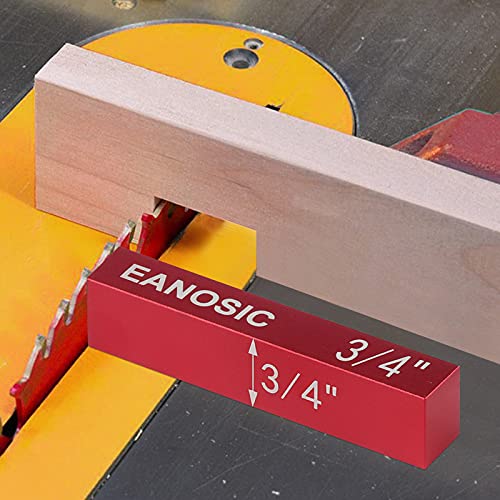 EANOSIC Setup Blocks Height Gauge Set, 15pcs Precision Aluminum Setup Bars for Router and Table Saw Accessories Woodworking Set Up, Bars Include Laser Engraved Size Markings - style: 15 Pcs-INCH