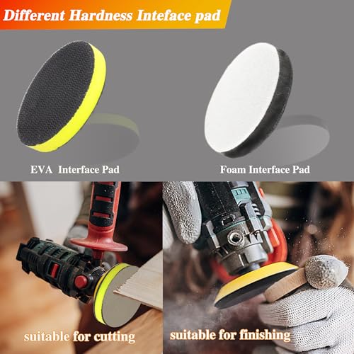 134Pcs Sandpaper 3Inch Sanding Disc Drill Polishing Kit, Wet Sanding Paper Headlight Restoration Kit, 60-10000Grit Hook & Loop Sandpaper Set for Car Wood Metal Glass Resin Expoxy - style: 3inch-134pcs