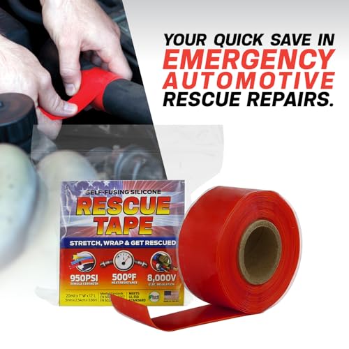 Bond It Rescue Tape, Self-Fusing Silicone Repair Tape, 1 in x 12 ft, Yellow - color: Yellow, size: 1" x 12' x 20mil